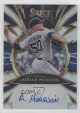 2020 Panini Select Sparks Signatures Holo Prizm 39/99 Adrian Morejon Auto 0q0m