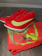 Nike Triple Jump Elite 3 Track Spikes Bright Crimson HV6425-600 Men Sz 9