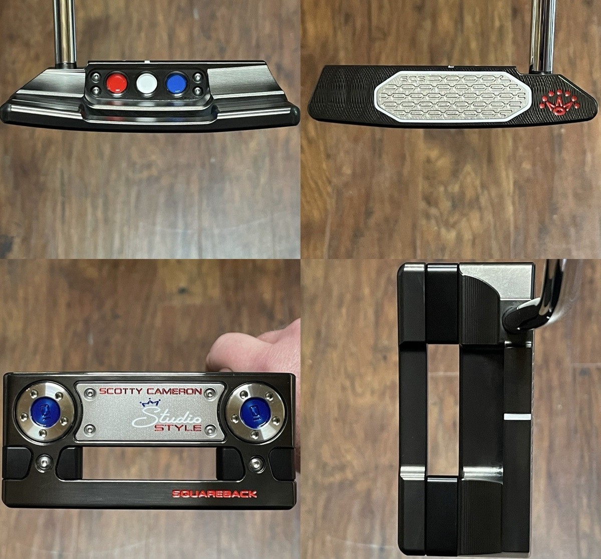 Scotty Cameron Studio Style Squareback Putter - New - Xtreme Dark