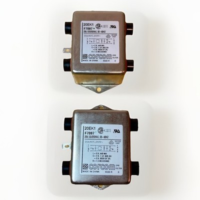 Lot Of 2 Corcom 20EK1 EMI Filters 120-250V 20Amp
