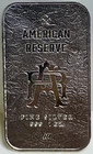 American Reserve  Columbia Goddess 1 Ounce .999 Silver - STUNNING Bar!