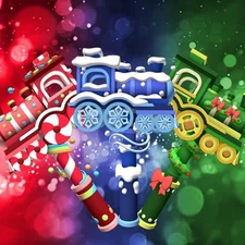 Train Sets Trio Flee The Facility Sweet, Winter, Festive Train Sets FTF