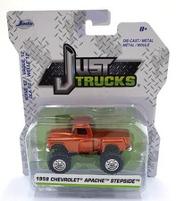 Jada Just Trucks Maßstab 1:64 14020 - 1958 Chevrolet Apache Stepside - met. Orange