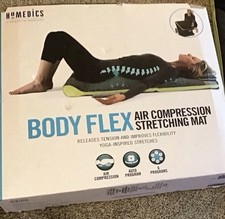 HoMedics BM-AC107 Air Compression Back Stretching Mat Yoga Style w/ Controller