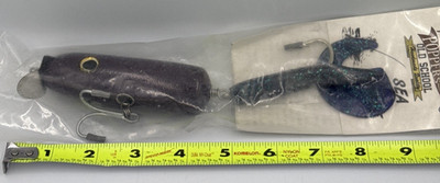 Rhode Island Poppers Sea Snake Purple Striper Plug Surfcasting Lure NOS