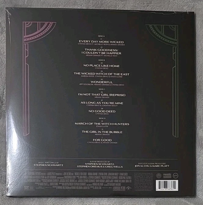 Wicked For Good Yellow Brick Road RSD Black Friday 2025 Sealed VINYL - Image 2 of 3