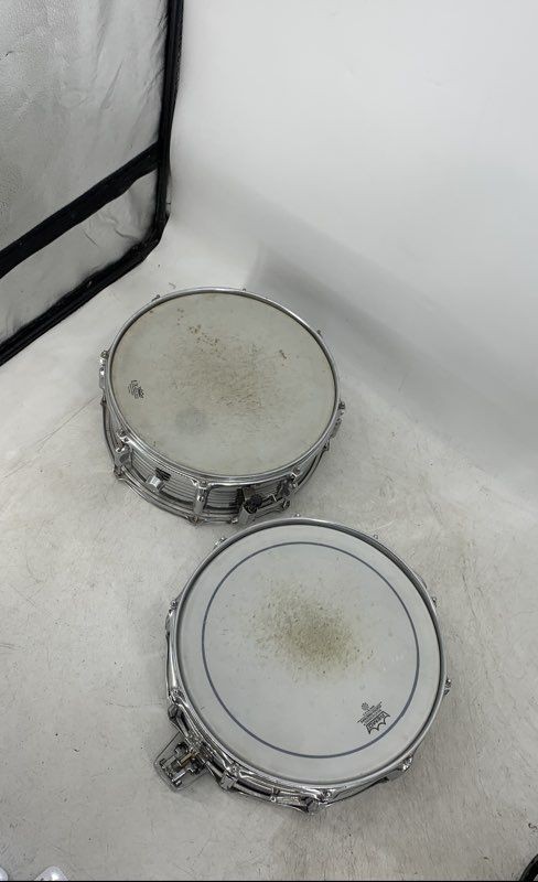 Remo Silver-Tone Mounting Brackets Musical Instruments Snare Drums Lot Of 2