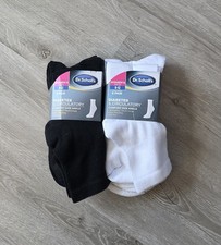 Dr Scholls Womens Ankle Socks Diabetes  Circulatory 2 Packages Of 6 Pair 8-10