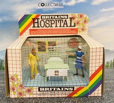 BRITAINS - HOSPITAL  7854 - NURSING SISTER  PATIENT - FIGURE SET RARE MIB  