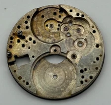 Patent 51482 Watch Movement Main Plate Vintage Parts Repair Spares 24.9mm