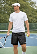 NEW Prince Men's Match 9" Woven Tennis Short 2.0 - Small - Black - Gray -NWT