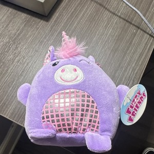 Greenbrier Fuzzy Friends Unicorn Plush Small 6-14 in Purple Pink Washable 2020