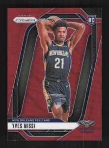 Yves Missi 2024-25 Panini Prizm Prizms Red #/299 Rookie #233