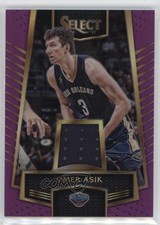 2016-17 Panini Select Select Swatches Purple Prizm 15/99 Omer Asik #53 00ix
