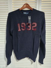 Vintage Polo Ralph Lauren Stadium Snowbeach P Wing Rare 1992 Sweater Size S