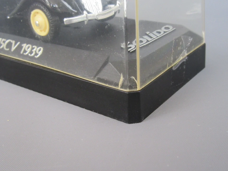 D154 Solido Età Dell'Oro 4032 Citroën 15cv Traction Avant 1939 Nero 1:43 Scatola - Immagine 3 di 4