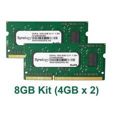 Synology 8GB Kit (4GB x 2) ✅ DDR3L RAM MODULE 1600MHz SO-DIMM Memoria di lavoro