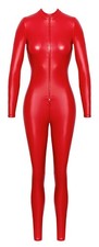 Overall Wetlook Langarm Catsuit Ganzanzug Body Erotik Fetish Party Latex Club