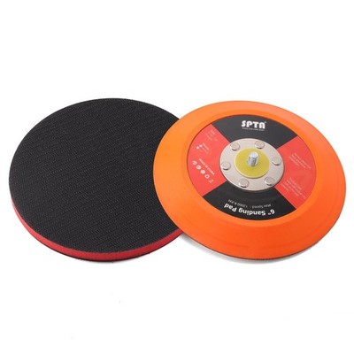 6 Inch Hook Loop Backing Pad 5/16 24 Thread DA Sander Polisher Tool 6 Cushion