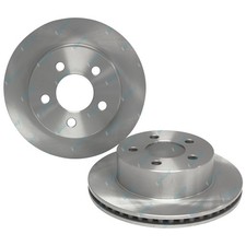 2 Front Disc Brake Rotors for Jeep Wrangler 6cyl 4.0L 1999-2007