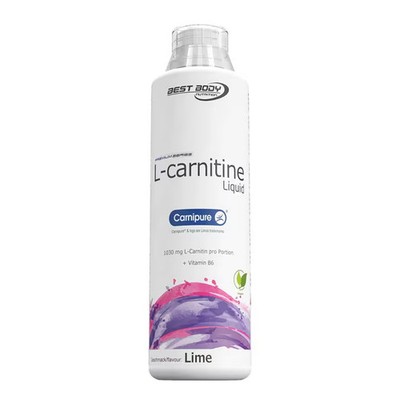 Best Body Nutrition L-Carnitin Liquid, 500 ml Flasche, Limette