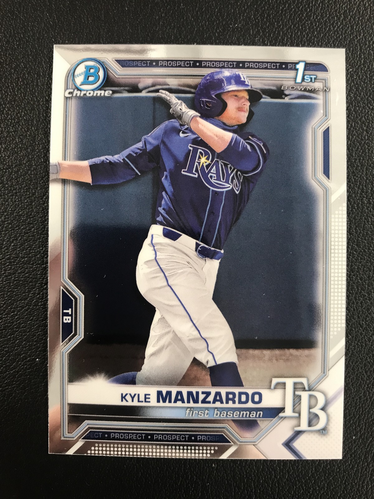 2021 Bowman Draft #BDC-191 Kyle Manzardo Chrome Tampa Bay Rays