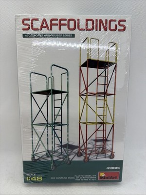 MiniArt Historical Model Kit 49005 1:48 Scaffoldings New Hobby & Craft FLAW
