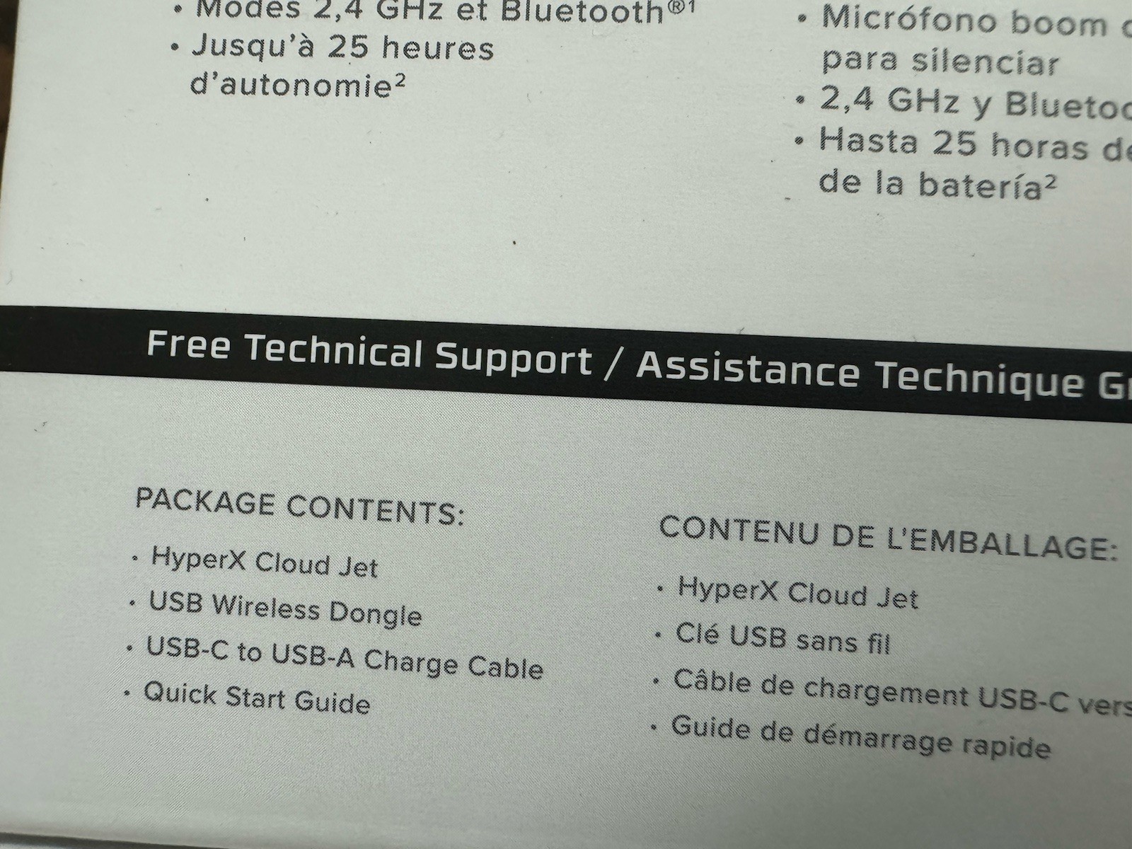 HyperX - Cloud Jet Dual Wireless Gaming Headset for PC, Mac, PS5, PS4