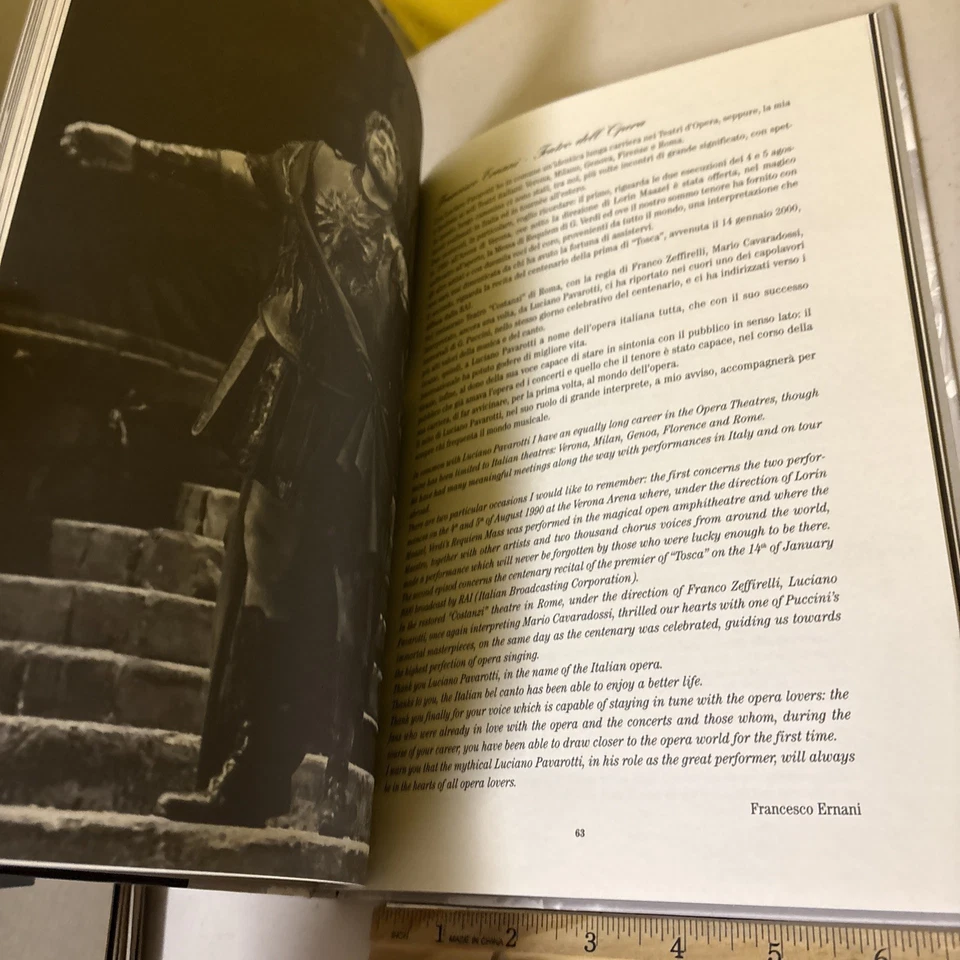 2001 40th Anniversary: Luciano Pavarotti Forty years for the Opera English-ITL Foto 4 de 4