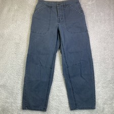 prAna Rock Ridge Melros Pants Women?s Size 0 Relaxed Fit Blue Gray Barrel Leg