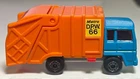 Matchbox Lesney #38 Blue/Orange Refuse Truck "State City" (Red Lever)