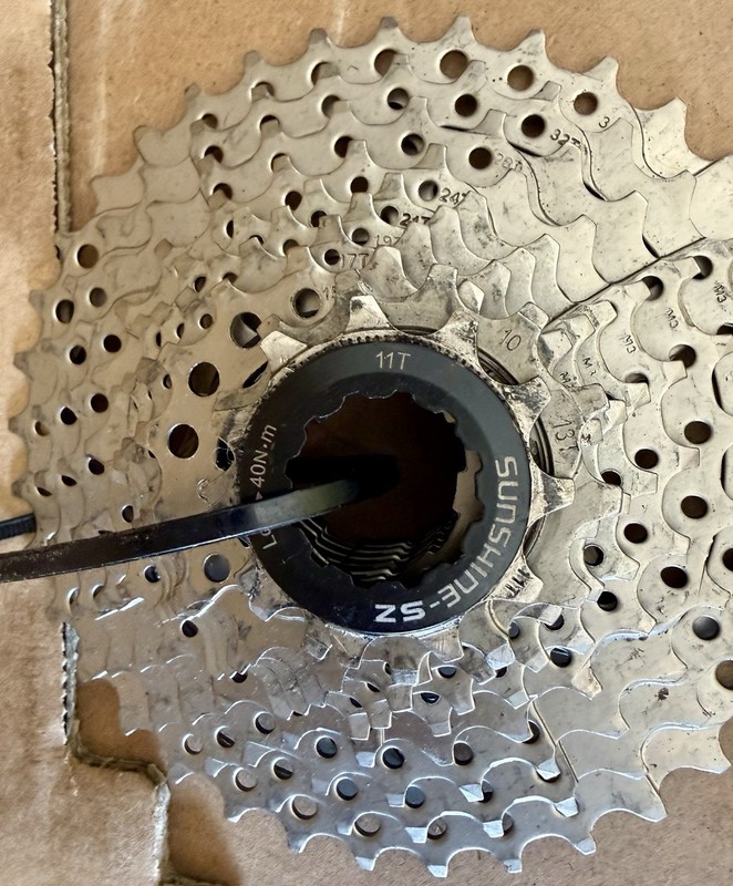 Sunshine SZ 10 Speed Cassette 11-36T Steel for Shimano MTB Freehub + Lockring