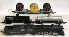 AMERICAN FLYER 285 LOCO W/ STRAIGHT BLACK & SILVER 625 636 W/ ANACONDA REELS GPM