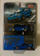 Mini GT 1:64 Porsche 911 GT2 RS Weissach Package Miami Blue #344