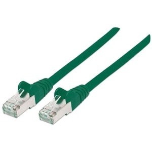 Intellinet Network Patch Cable Cat6A 5M Green Copper S/Ftp Lsoh / Lszh Pvc Rj45