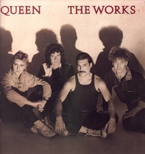 Queen Works LP vinyl UK Emi 1984 with inner and A1/B2 matrix. Small scuff to top