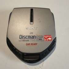 SONY Walkman Discman ESP Compact VTG CD Player D-E307CK Portable TESTED Read