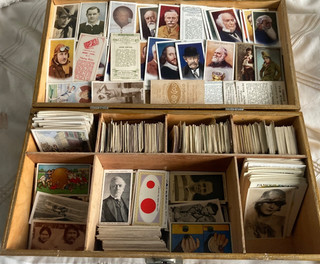BOX OF 1000 x ORIGINAL VINTAGE 1900 1940 CIGARETTE CARDS MANY BRANDS SUPERB EXC