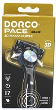 Dorco Pace 3D Motion Power 7-Blade Vibration Razor Kit 1 Handle + 1 Cartridge