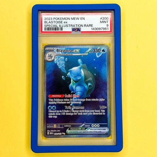 2023 Pokemon Mew En-151 Blastoise ex Special Illustration Rare 200/165 PSA 9