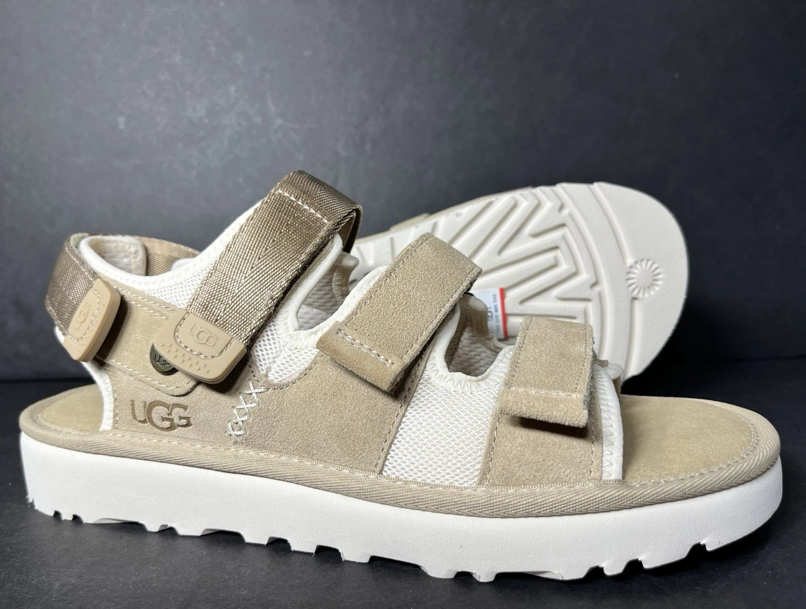 Sandali UGG Gol Coast multi cinturino regolabile pelle sport 1153095 uomo taglia 9