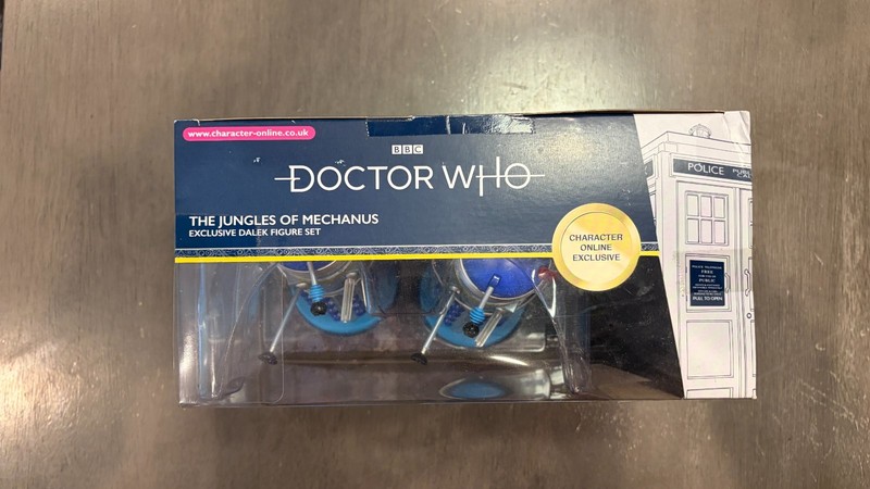 Doctor Who Jungles of Mechanus Exclusive Dalek Figure Set | The Chase 1965