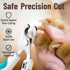 Cat Nail Clipper, Pet Nail Trimmers, Kitten Claw Clippers, Easy to Use, Preci...