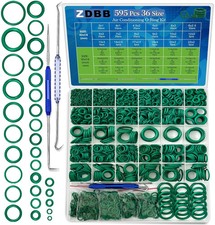 595 Pcs Automotive AC O Rings Kit, SAE and Metric Air Conditioning Orings Assort