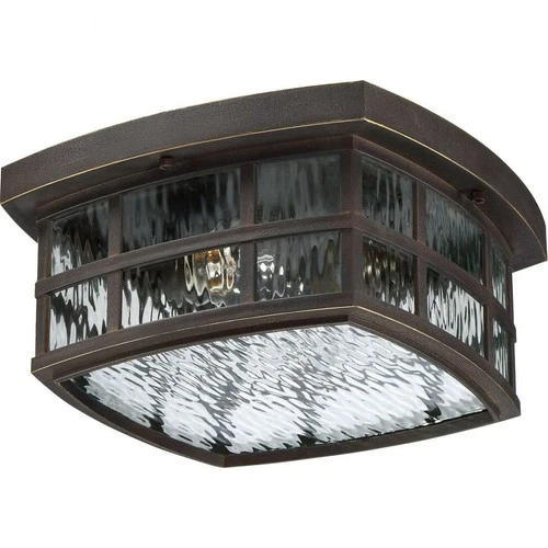 Quoizel Lighting - Two Light Outdoor Flush Mount - Outdoor Lantern - Stonington - Picture 3 of 4