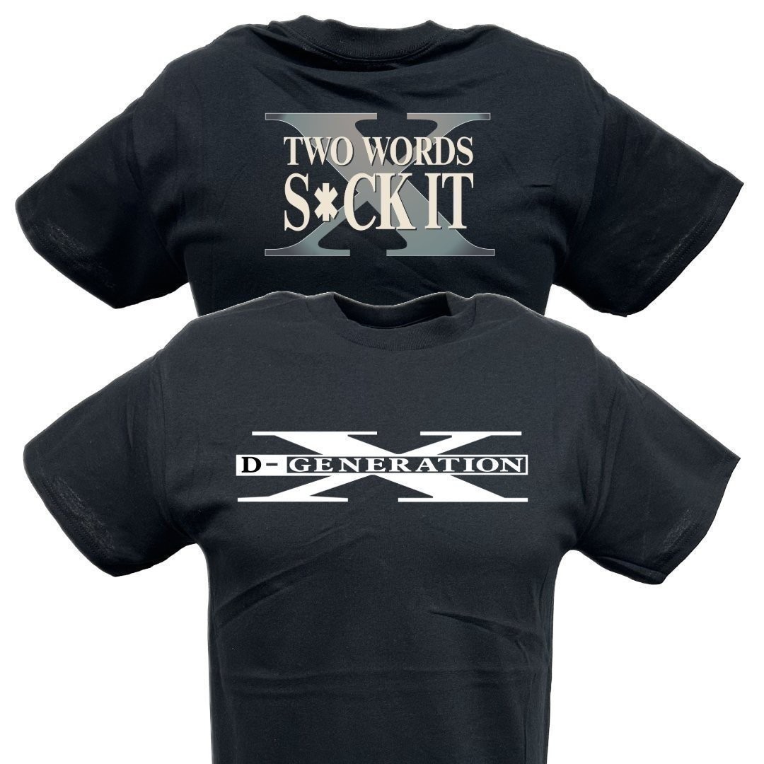 DX D-Generation X Two Words Classic Logo Black T-shirt | eBay