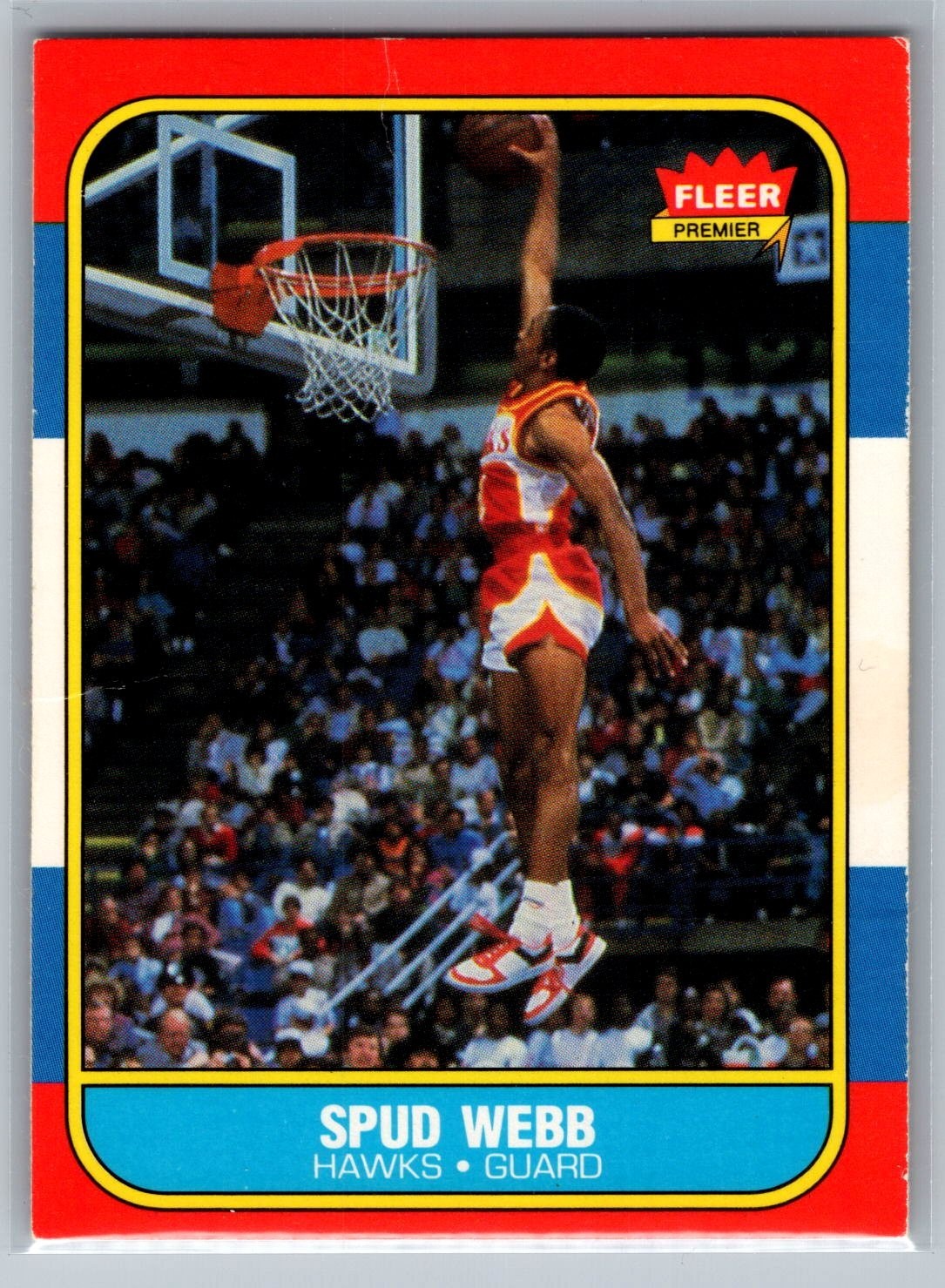 1986-87 Fleer - Spud Webb #120 (RC) - Lower Grade *TEXCARDS*