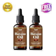 2 PC Batana OiL with Rosemary for Hair Growth + Nourish Scalp & Detox for Strong
