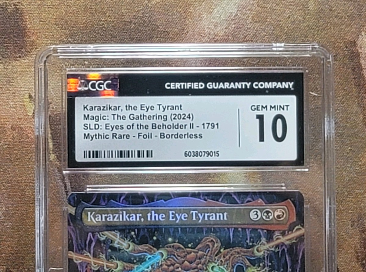 MTG Karazikar, the Eye Tyrant 1791 D&D 🌈 Foil Secret Lair Drop