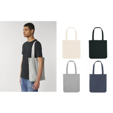 Stanley/Stella Woven tote bag (STAU760) - Long handles, Premium recycled canvas